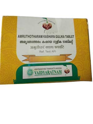 Vaidyaratnam Amruthotharam Kashaya Gulika 100 Tablets| Ayurvedic Products | Ayur