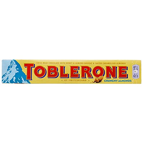 Toblerone of Switzerland Swiss Milk Chocolate with Crunchy Almonds, 4 P- image 7