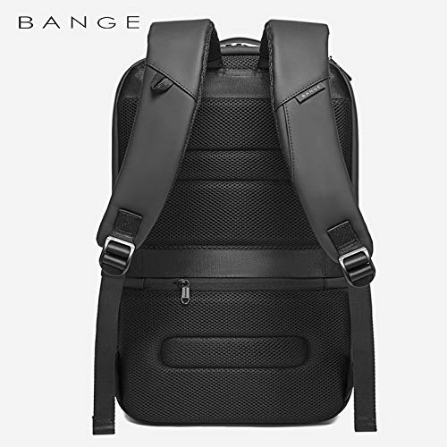 Red Lemon Bange Panther Waterproof Polyester Anti-Theft Unisex Travel Laptop Backpack For Men's And Women's With Usb Charging Port (Black) (Medium Size), 21 Litre