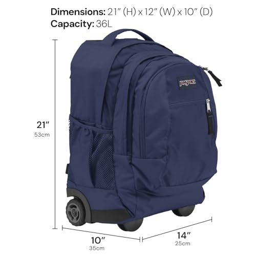 Jansport Unisex Navy Backpack - JTN89003-NAVY-X