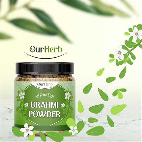 OurHerb Pure & Natural Brahmi Powder (Bacopa monnieri Powder) for Healt- image 5