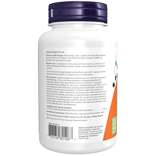 Now Foods 5-Htp 100Mg 120Vcap- image 9