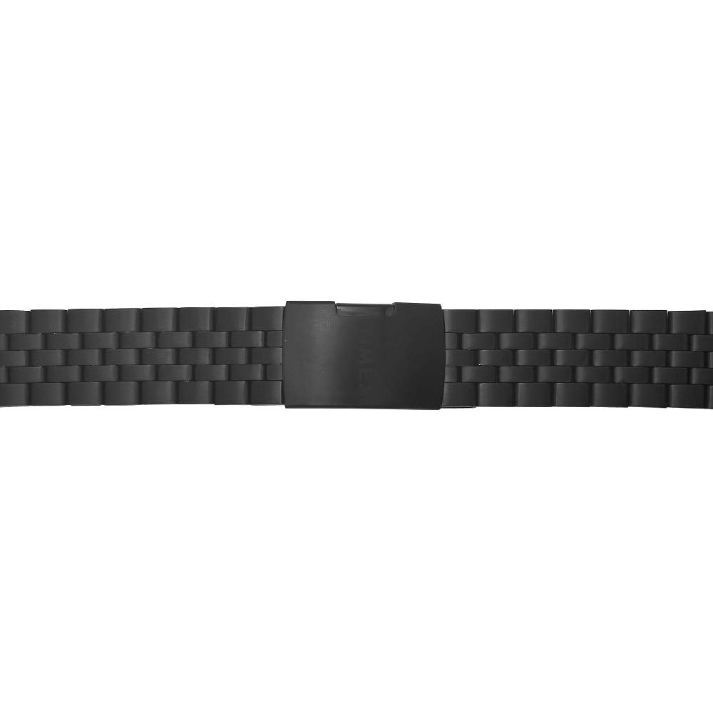 TIMEX Analog Watch for man with Black Round Dial & Black Stainless Steel Bracelet Band Water Resistant Men's Wrist Watches - TWEG18405