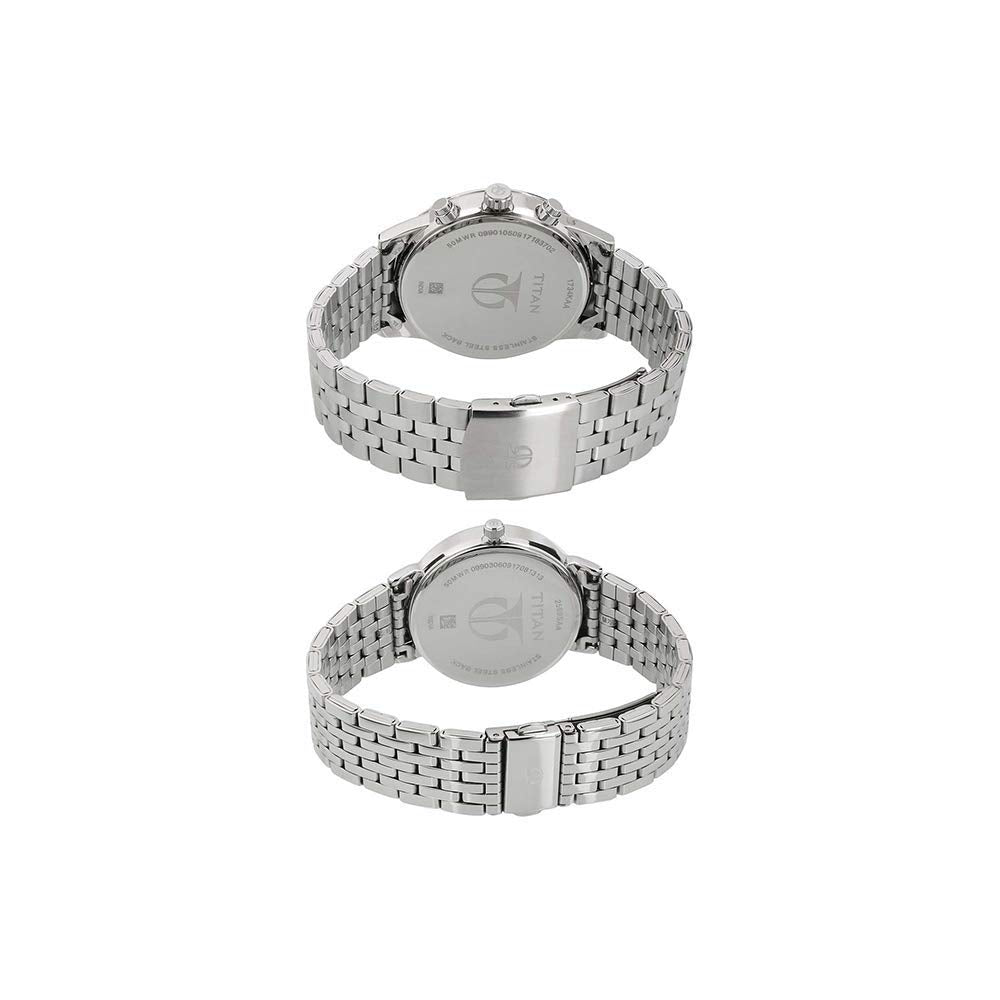 Titan Modern Bandhan Analog Blue Dial Unisex's Watch-NM17342569KM01 / N- image 4