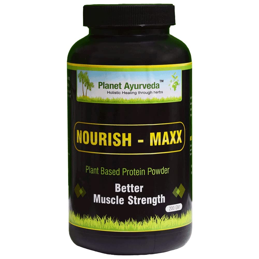 Planet Ayurveda Plant Based Nourish Maxx - Post-workout Recovery Protei- image 4