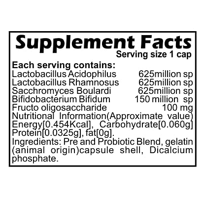 Develo Prebiotic & Probiotic Supplement for Digestive Health Pack of 1- image 2