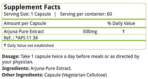 Natures Velvet Lifecare 500 mg Arjuna Pure Extract Tablet - 60 Capsules- image 6
