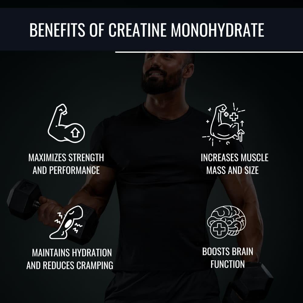 OSOAA Micronized Creatine Monohydrate Powder - 100g, Unflavoured | 3g C- image 8