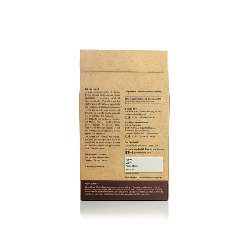 Pahari Roots Wild Cinnamon Powder - Meghalaya (Mawtunum Village) - 200gms