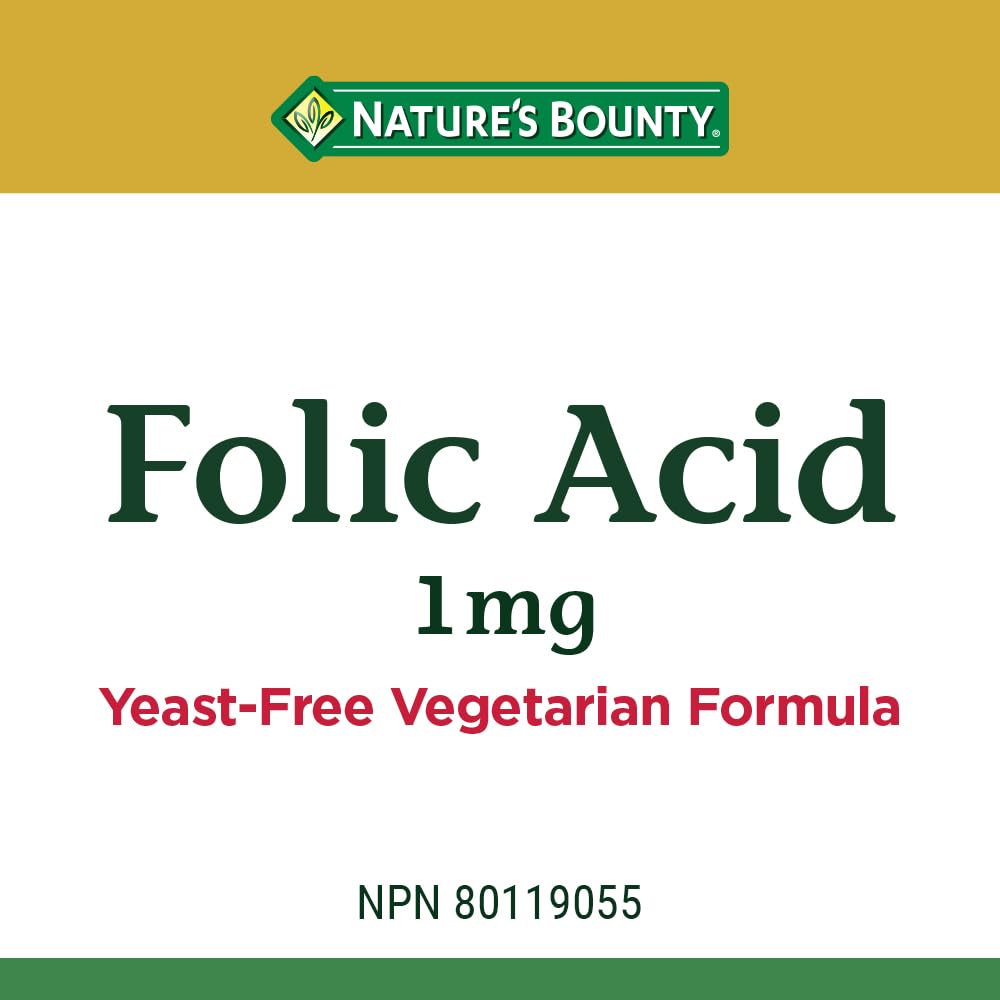 Nature'S Bounty Folic Acid 1Mg 150Tb