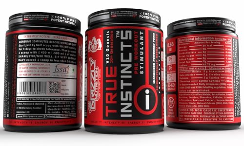 Grizzly Nutrition, Advanced Pre Workout 300 gram, True Instincts, 2025- image 9