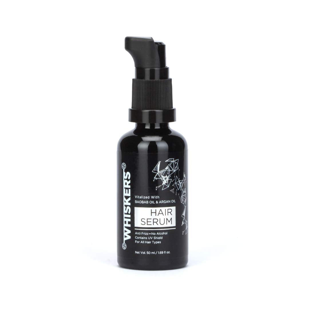 Whiskers Hair Serum Vitalised with Baobab Oil,Argan Oil & Vitamin E |50- image 9