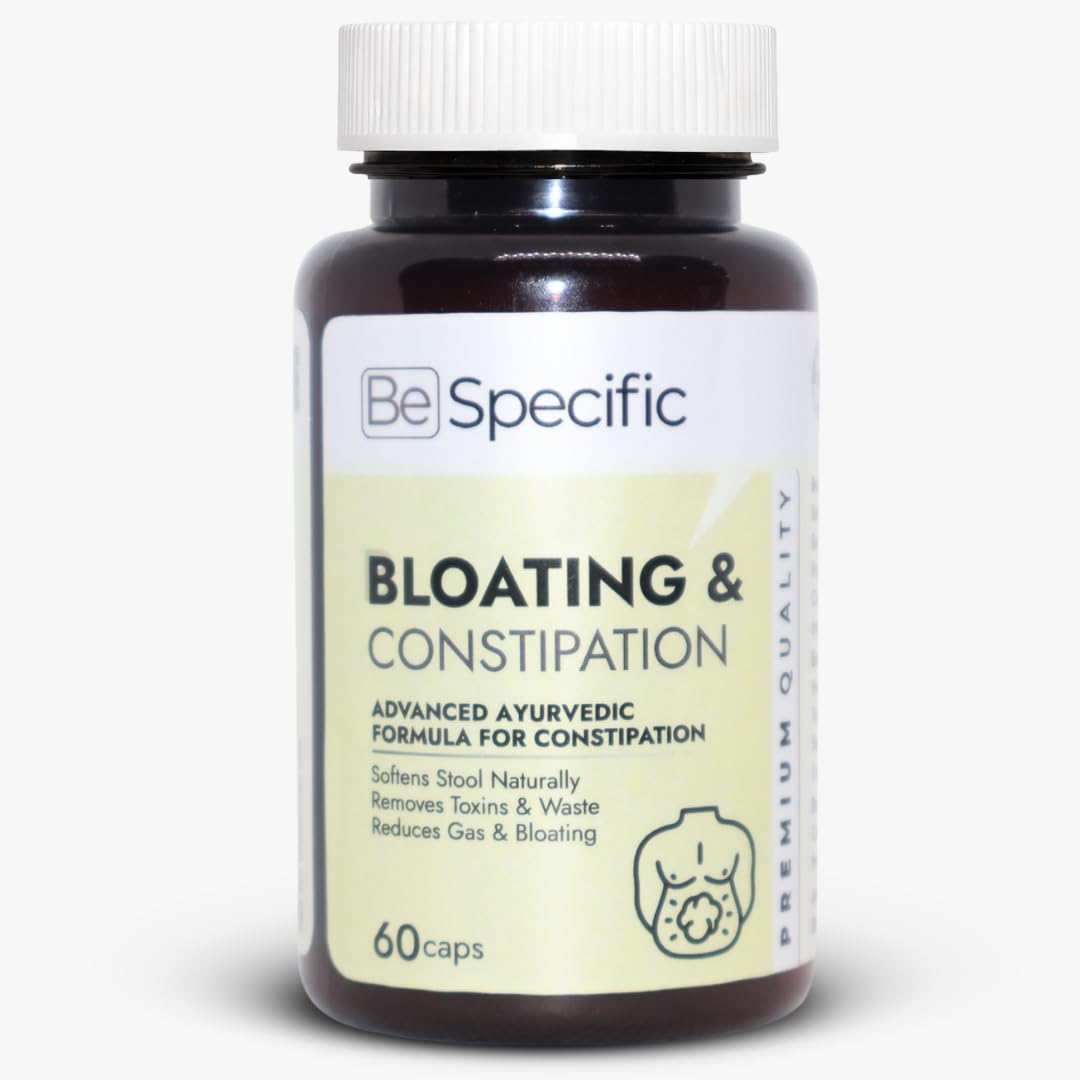 BeSpecific Bloating & Constipation Care Capsules (60) | Ayurvedic Digestive Formula with Natural Extracts | Supports Relief from Gas, Bloating, Indigestion & Irregular Bowel Movement | Gut Health Support