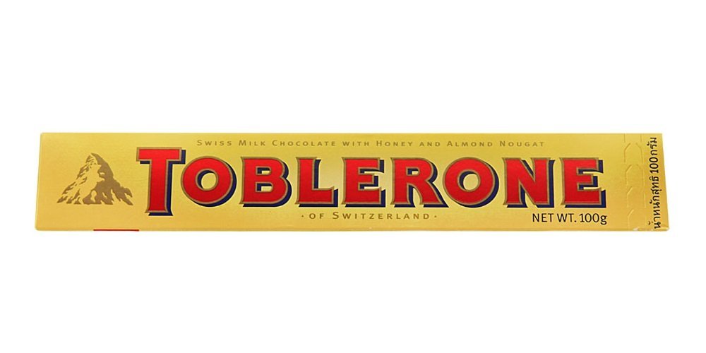 Toblerone of Switzerland Milk Chocolate with Honey and Almond Nougat -- image 5