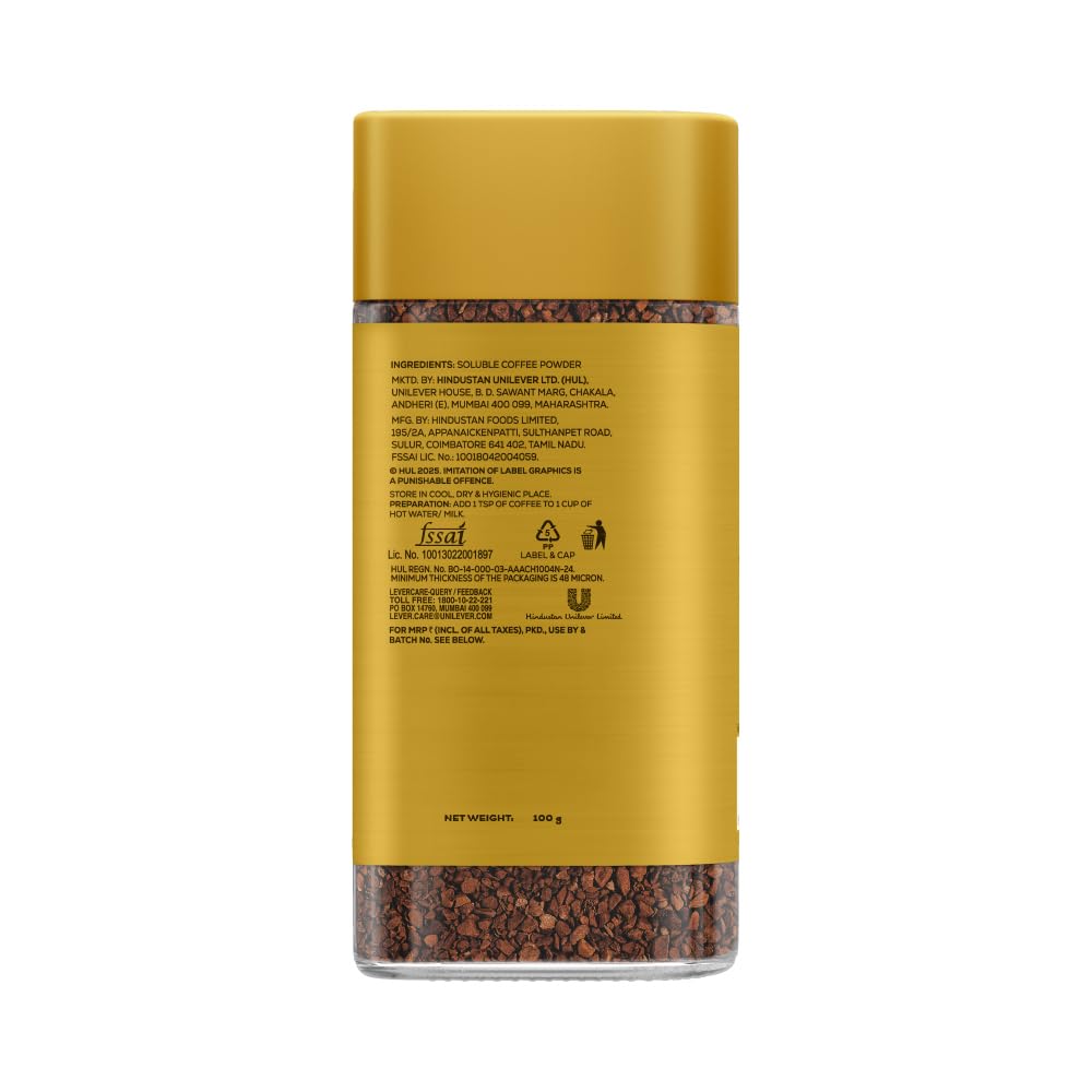 Bru Gold 100% Pure Coffee Freeze Dried 100g