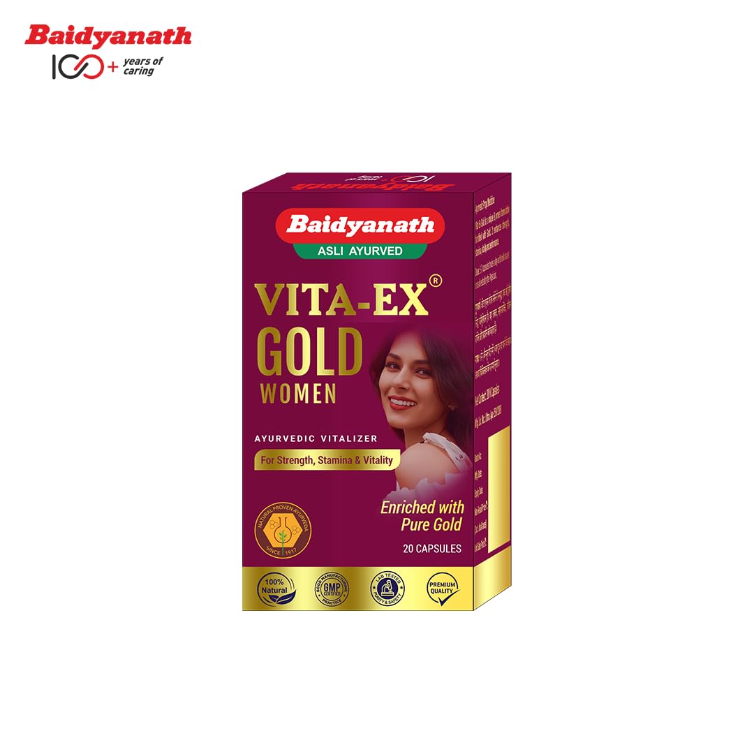 Baidyanath Vita Ex Gold Women - 20 Capsules| Made with Shilajit & Shata- image 6