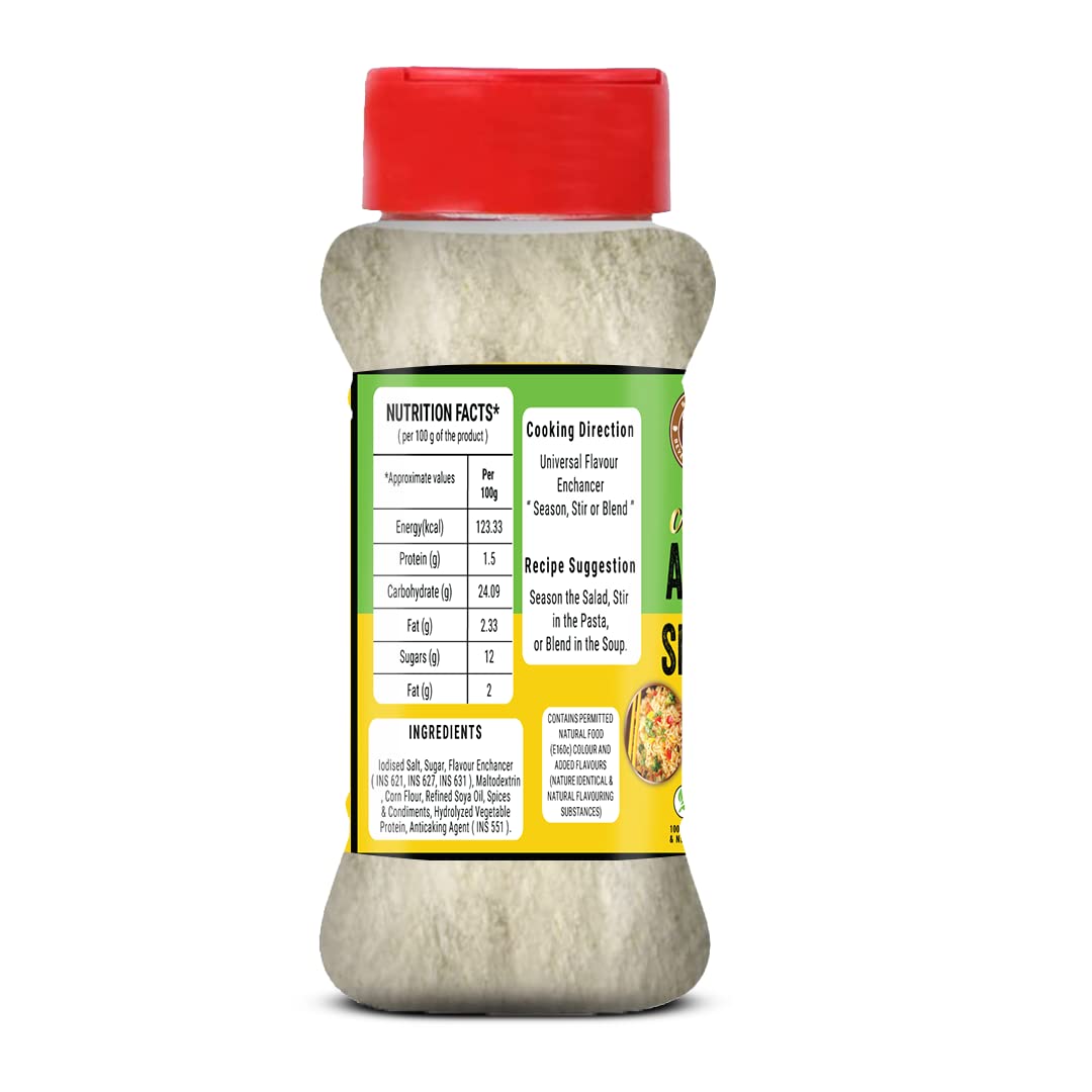 Brew Lab Classic Aromat Mix Seasoning Powder | Aromatic Powder | All Purpose Seasoning | Enhance Taste | Boosts Aroma & Flavor | - 100 Gram