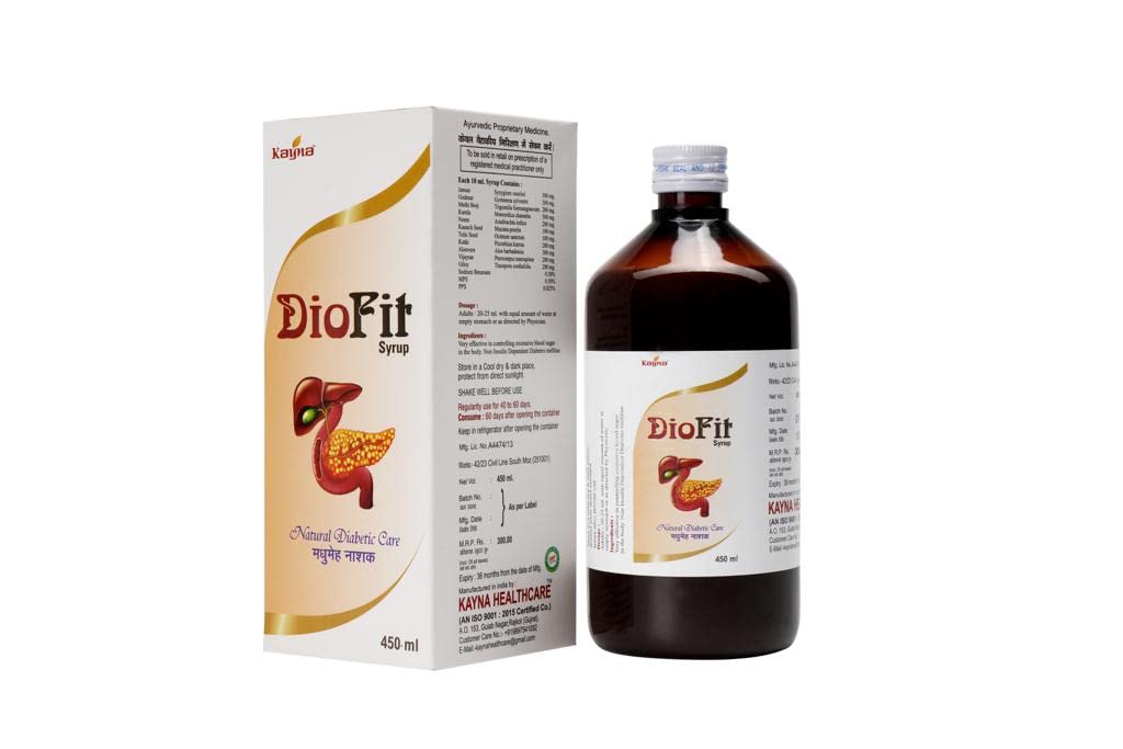 KAYNA HEALTHCARE Maintain Healthy Glucose Levels Naturally with Diabetes Care Syrup - Ayurvedic Syrup | 450ml