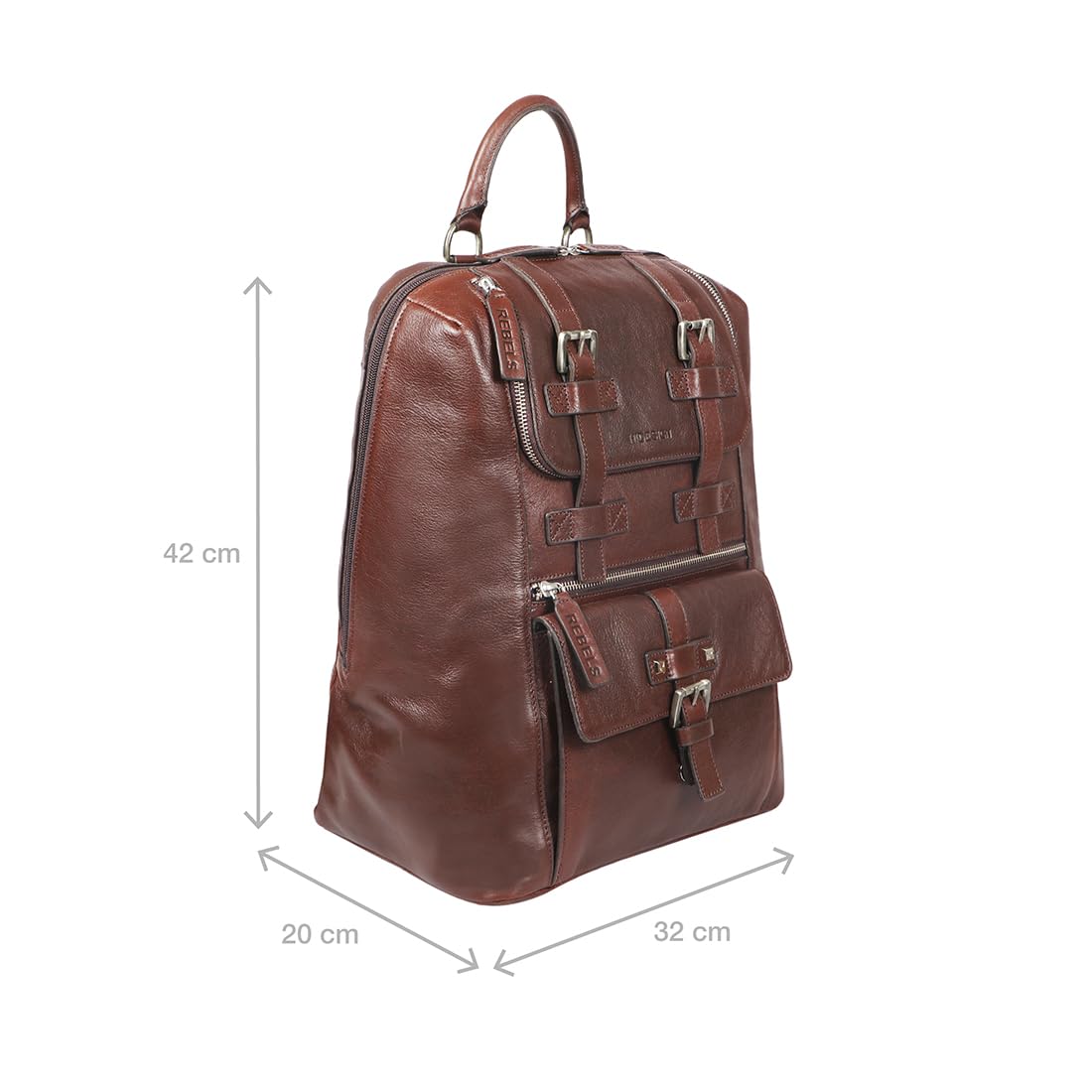 Hidesign Mao 02 - Gaucha - Men's Backpack - Brown - L