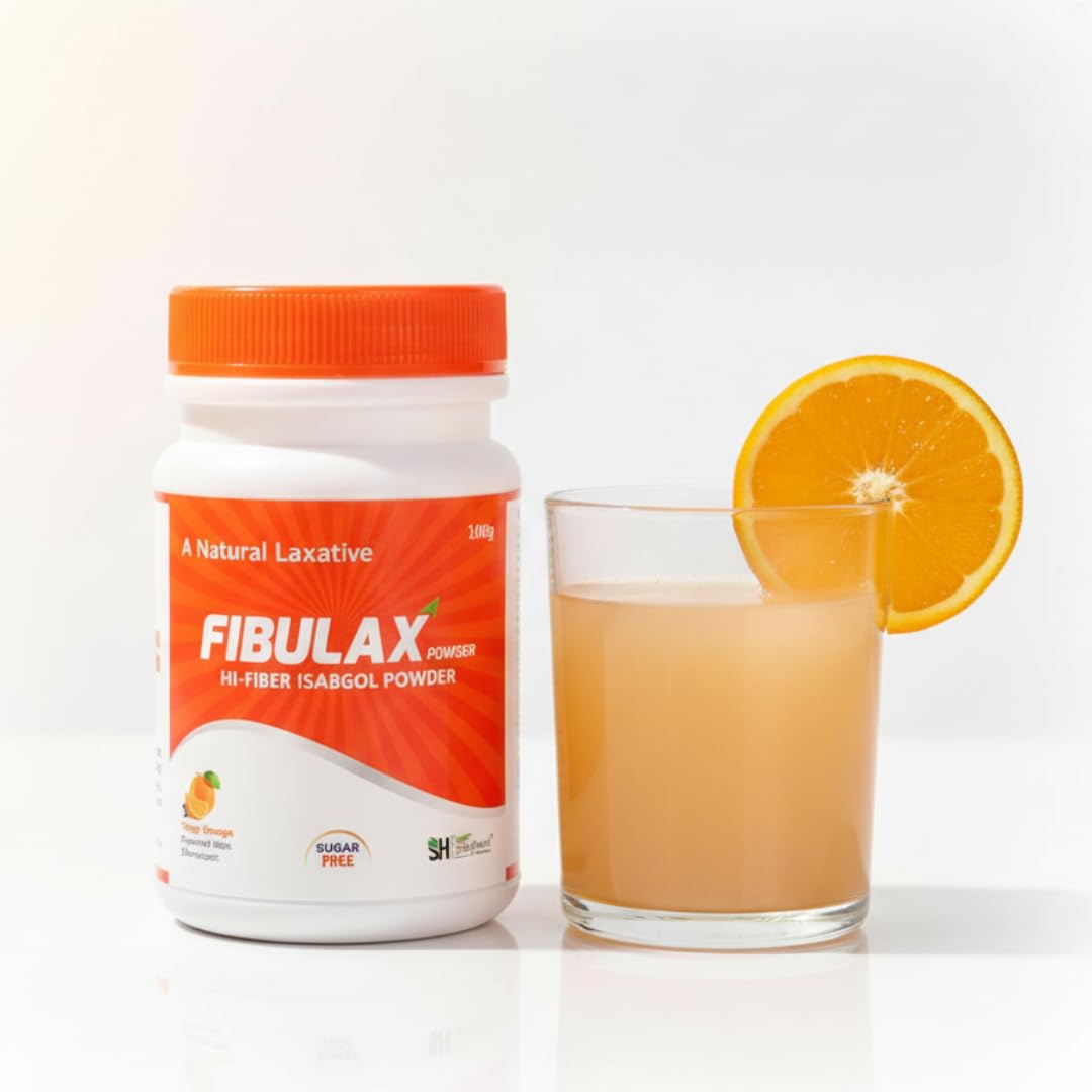 Fibulax 100g Isabgol Laxative Powder - Natural Psyllium Husk for Digestion