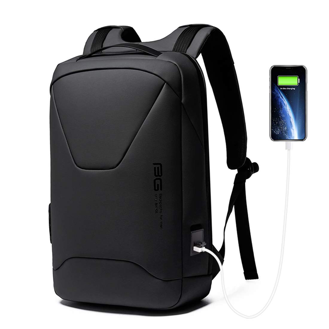 BANGE Water Resistant Anti-Theft Unisex Travel Laptop Backpack with USB- image 7