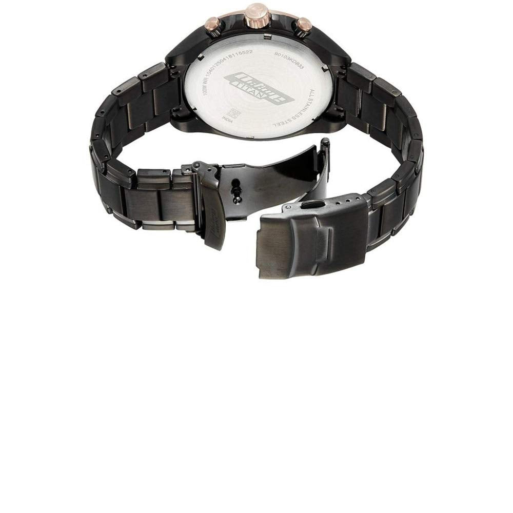 Titan Octane Active Analog Black Dial Men's Watch 90103KM03/NN90103KM03- image 3