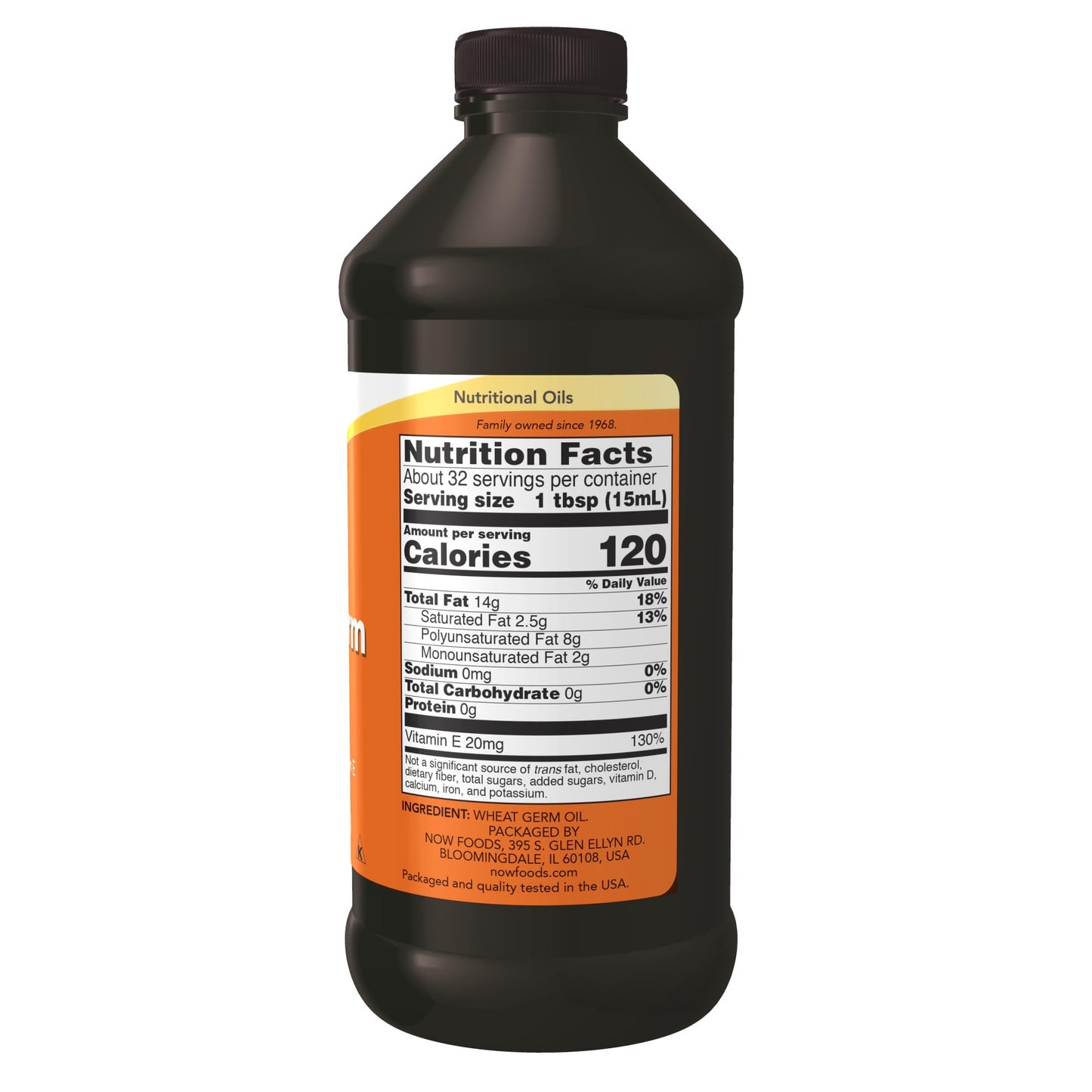 Now Foods Wheat Germ Nutritional Oil - 473 ml- image 8