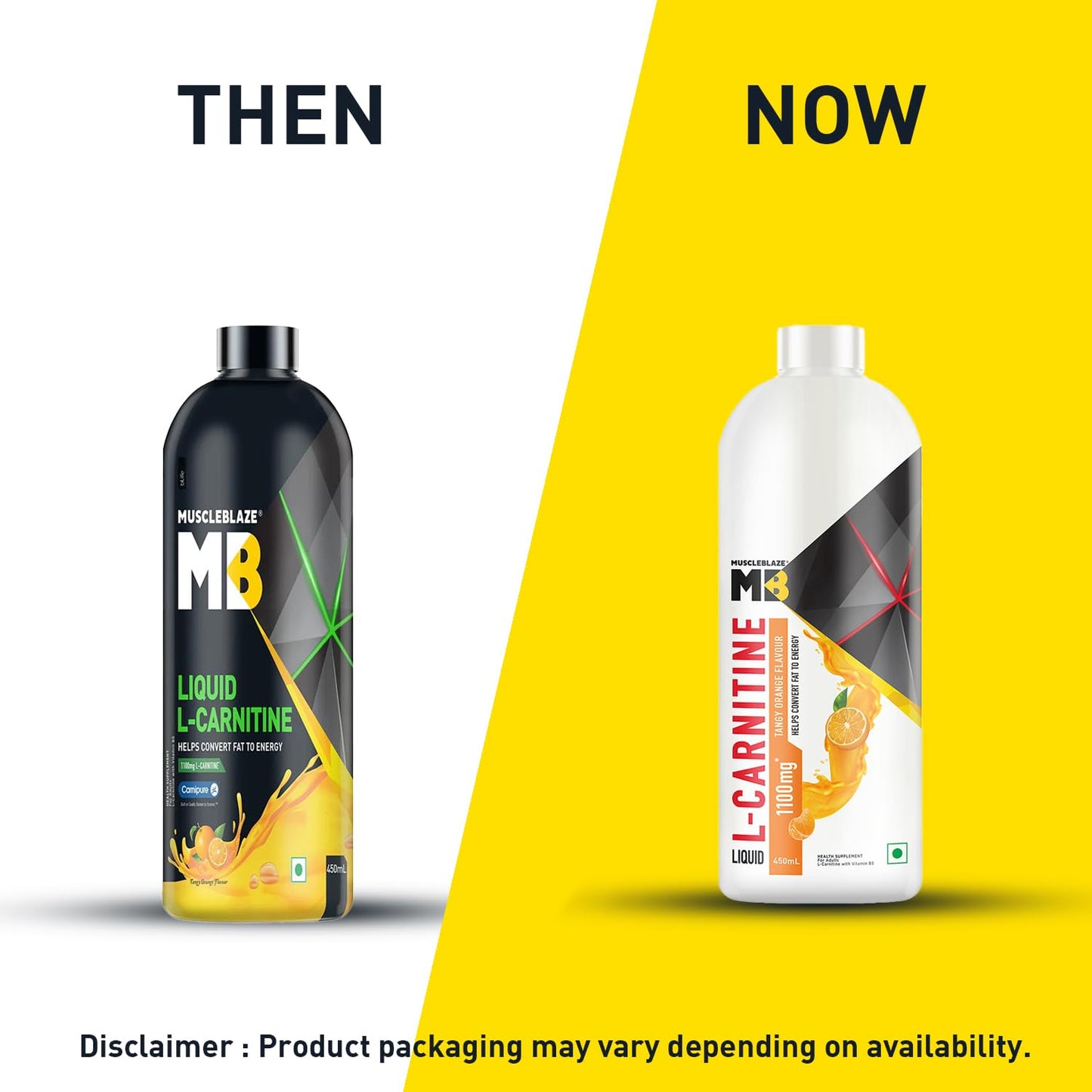 MuscleBlaze Liquid L-Carnitine 1100mg (Tangy Orange, 450ml, 30 Servings- image 9