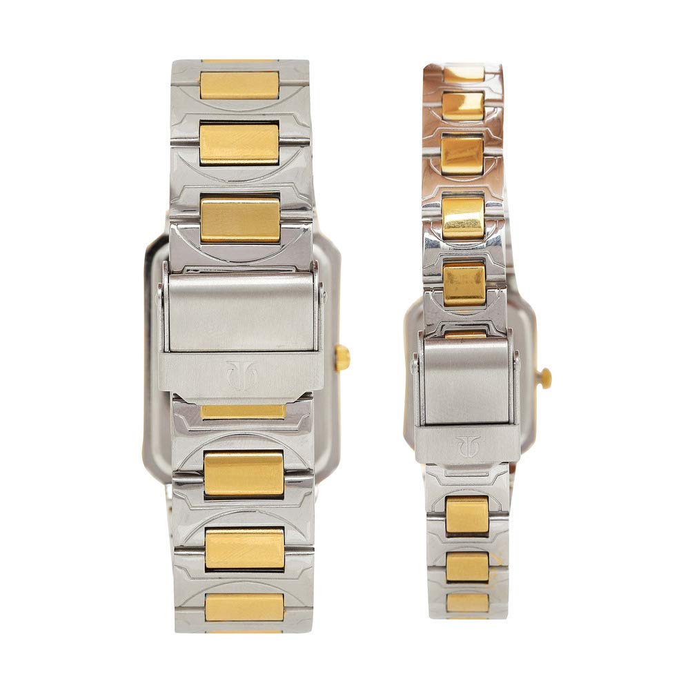 Titan Bandhan Analog White Dial Couple Watch-NL19552955BM01- image 4