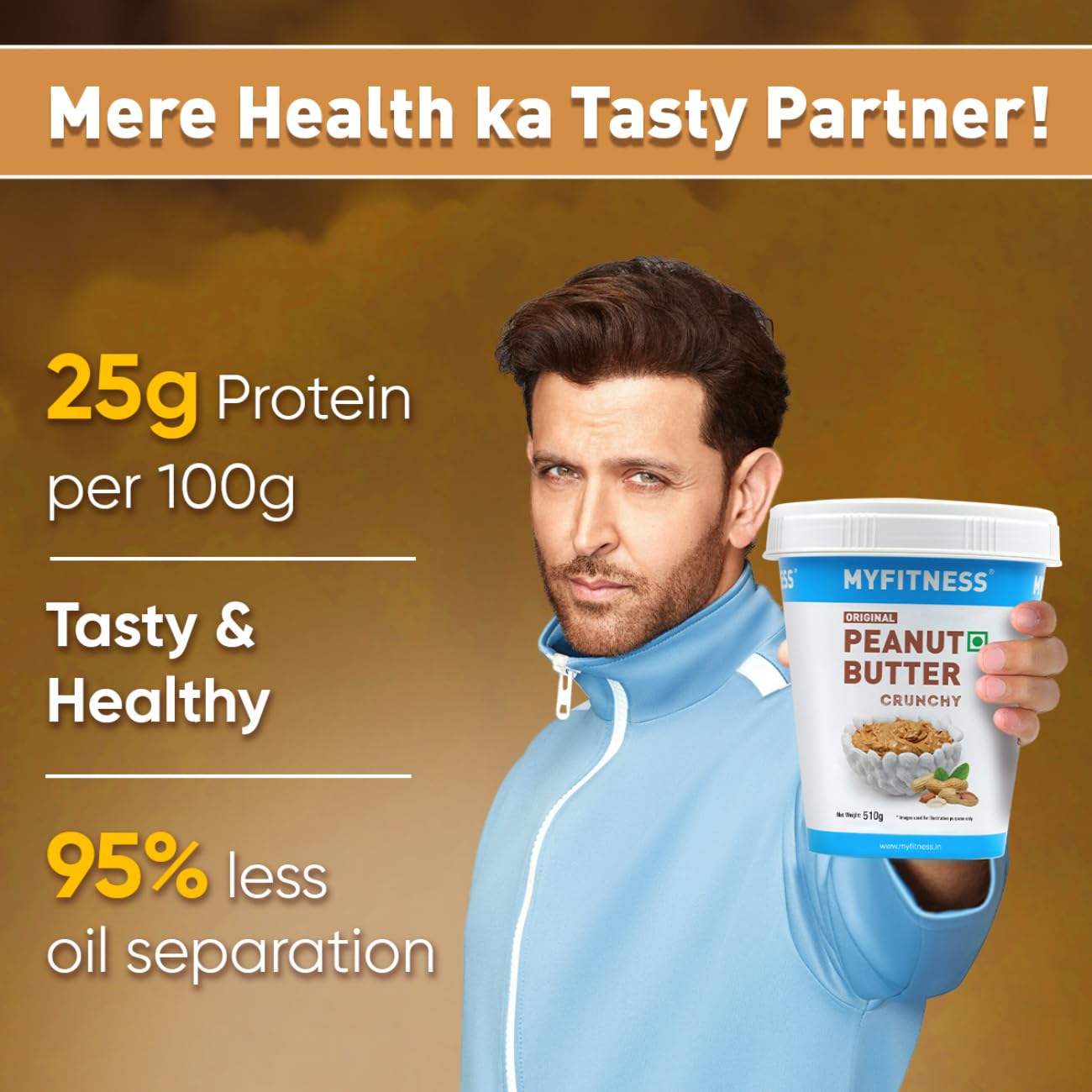 I LOVE PB MYFITNESS Original Peanut Butter Crunchy 510g- image 8