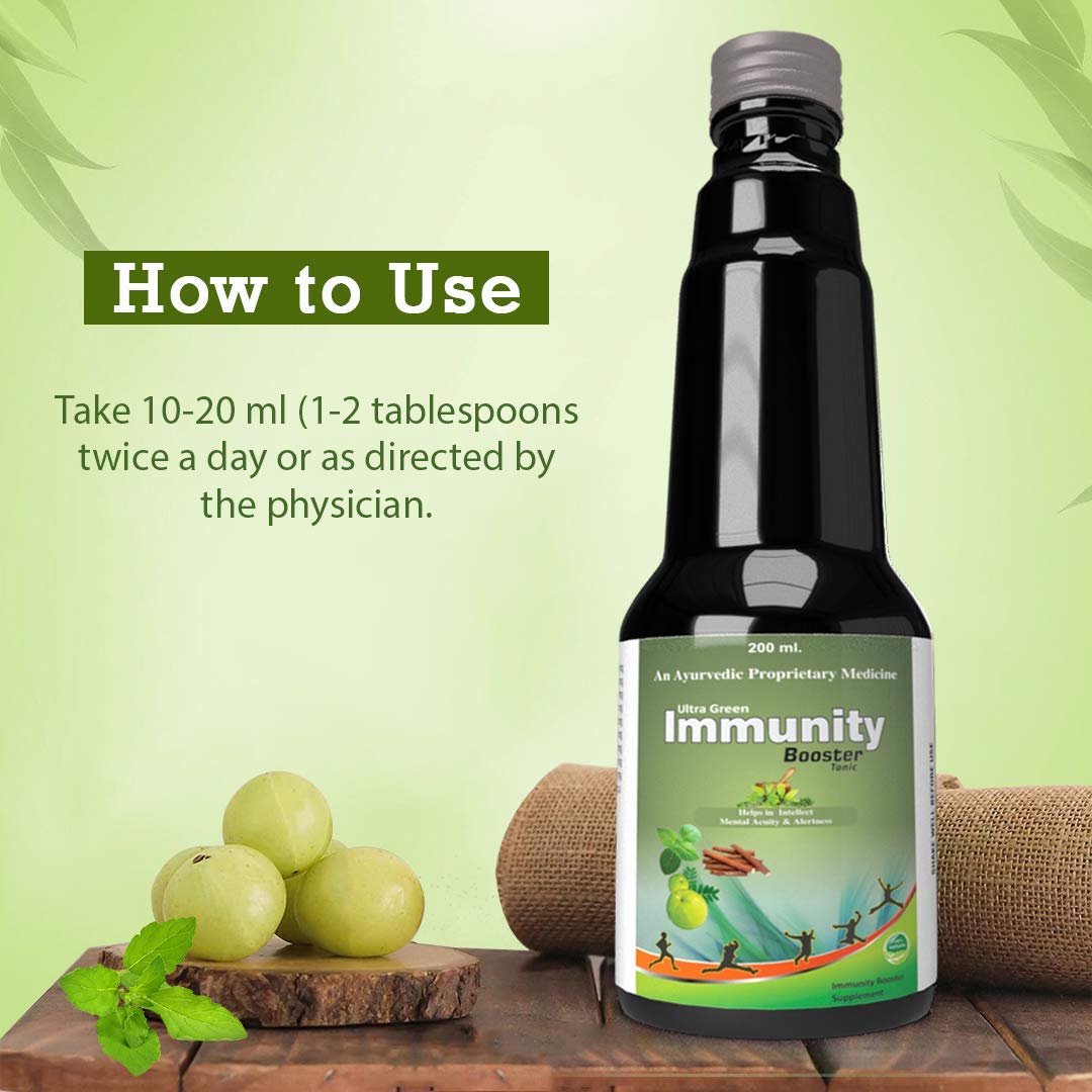 Ultra Healthcare | Ayurvedic Immunity Booster Tonic| For Strong Immunity | Digestive Health & Acidity | 200 ml