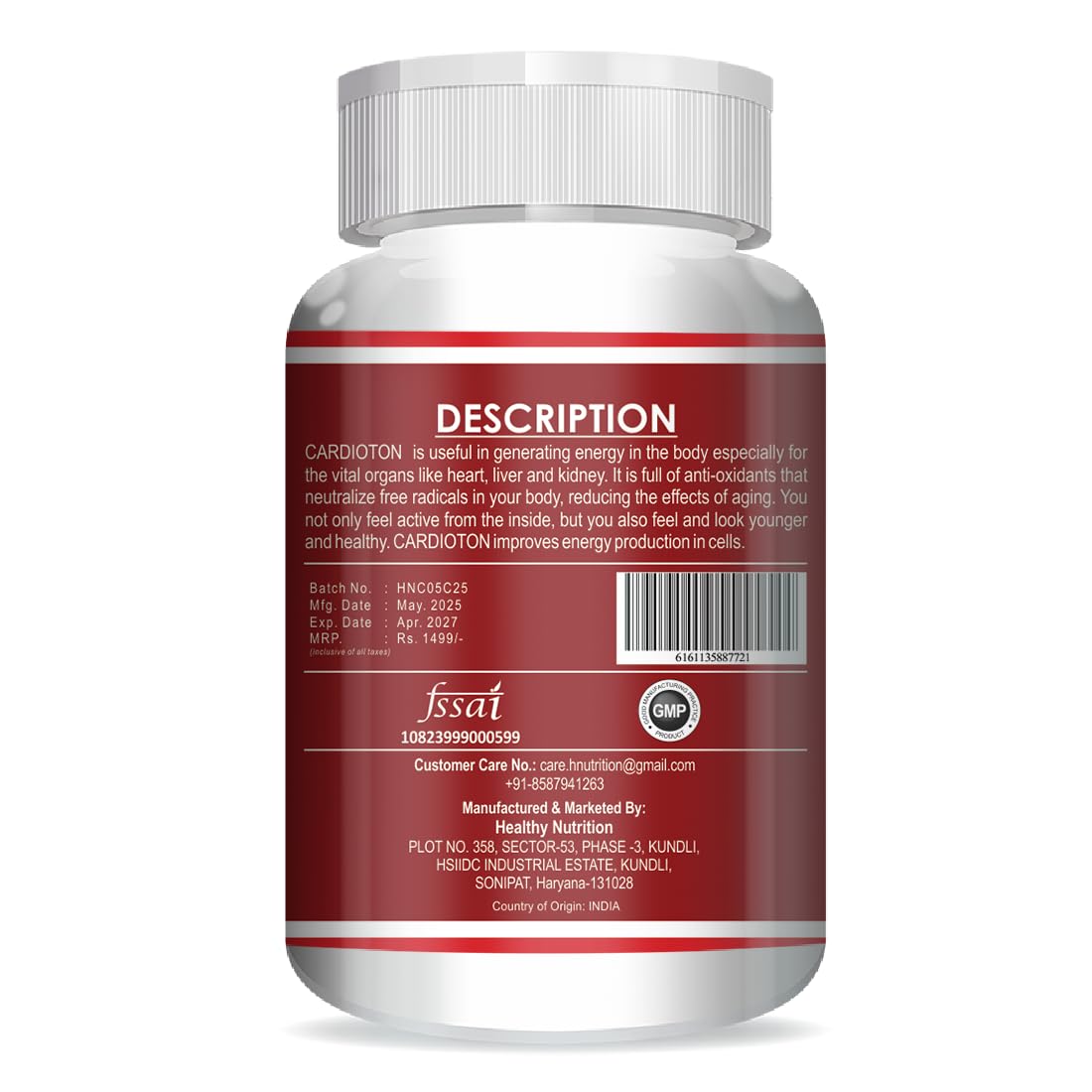 Healthy Nutrition - Just for the Health of it Cardioton with Arjuna Ext- image 6