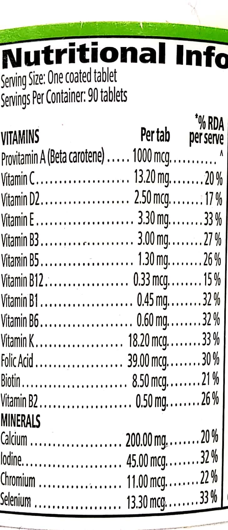 Herbalife Multivitamin Minerals & Herbal tablets (90 No)- image 6