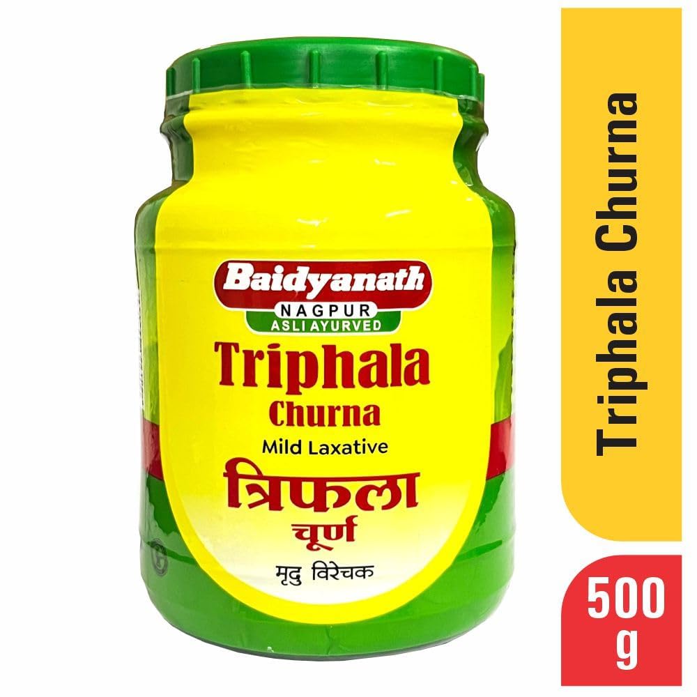 Baidyanath Nagpur Triphala Churna, Vitamin C, Iron & Zinc, Natural,Pack- image 7