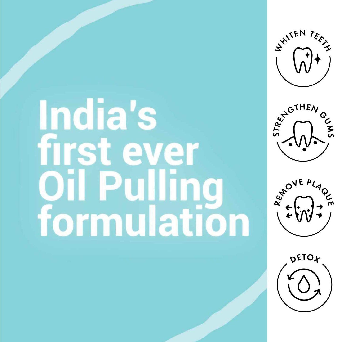 Cureveda Sparkle Oil Pulling for Mouth, Teeth & Immunity | Virgin Cocon- image 9