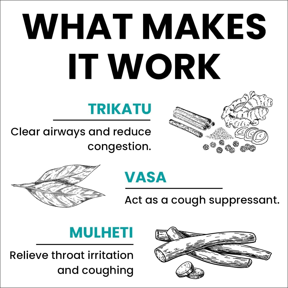 myUpchar Ayurvedic Kaphaja Respiratory Support & Lung Detox 60 Tablets- image 6