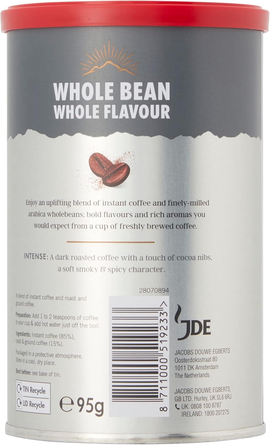 Kencos Millicano Intense Wholebean Instant Coffee 95gm