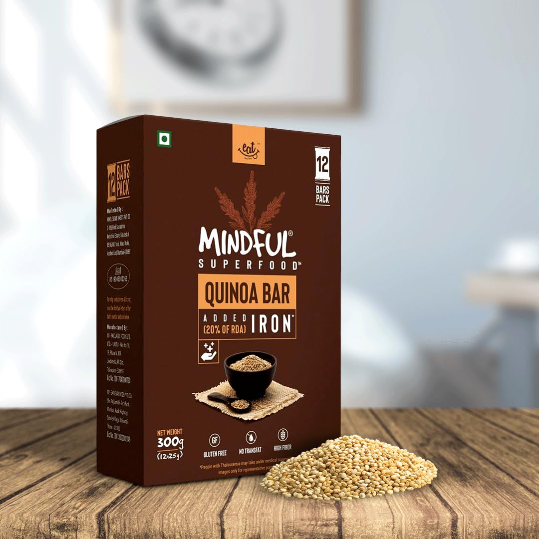 Eat Anytime Healthy Energy Quinoa Bar | Gluten Free & High Fiber | Ener- image 9