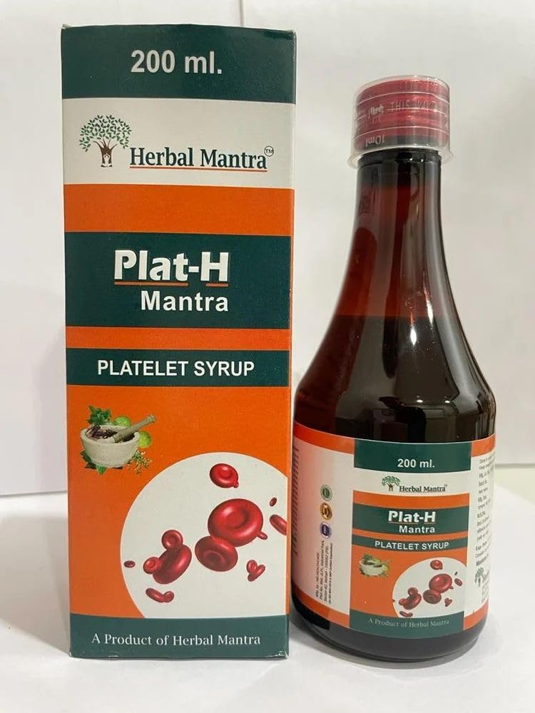 Plate-H Mantra β Ayurvedic Platelate Syrup for Immunity & Platelet Boost (200ml)