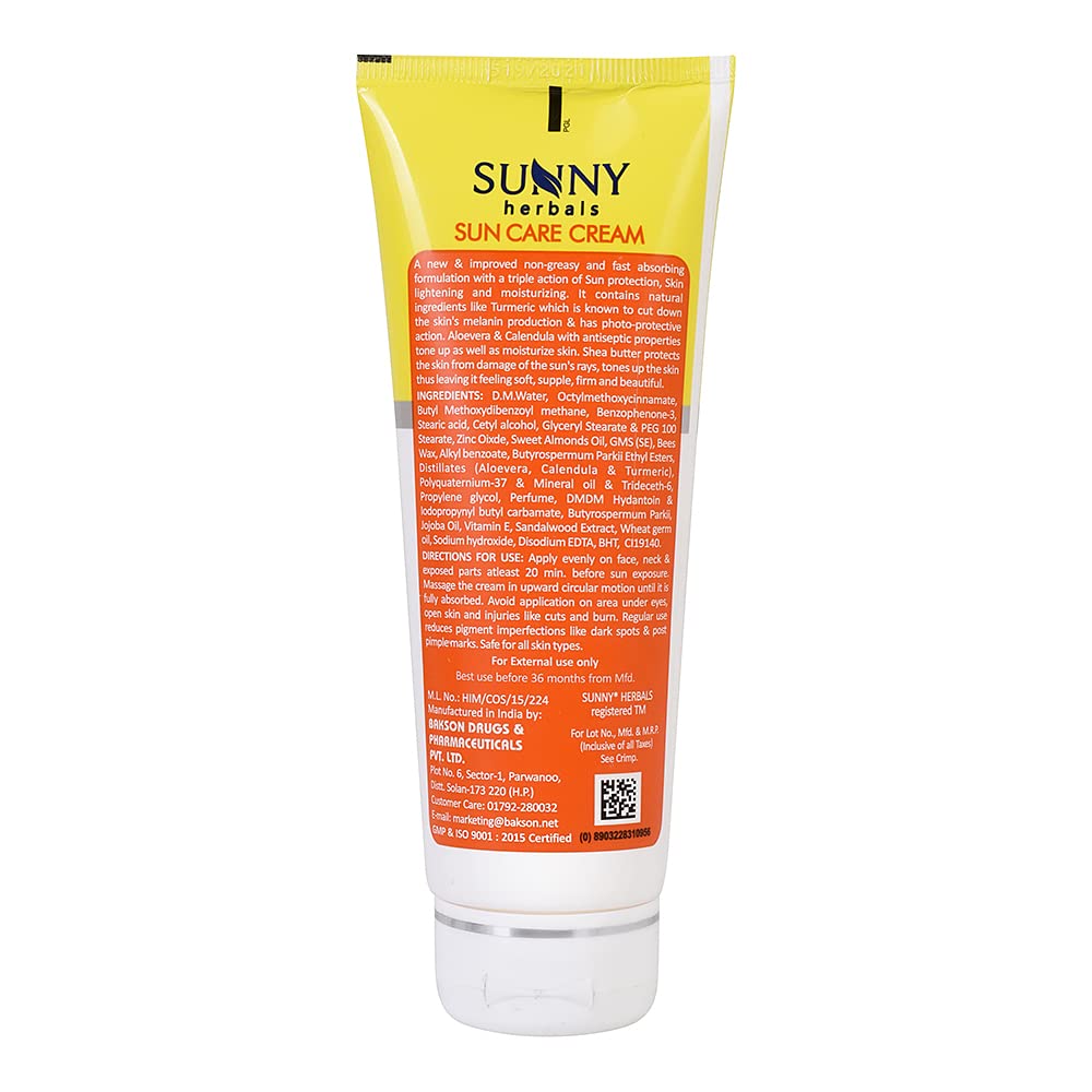 Sunny Non-Greasy Sun Care Cream (SPF-30) With Triple Action Protection- image 8