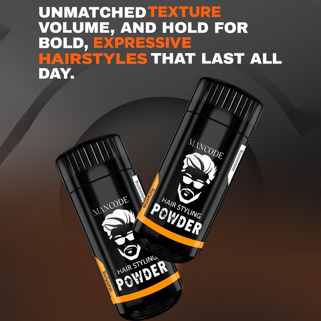 MAN CODE Hair Volumizing Powder Wax for Men, Hair Powder, Hair Wax Powd- image 7