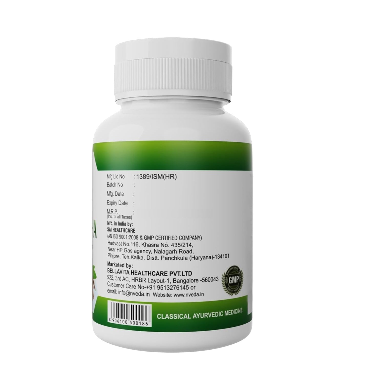 Nveda Ashwagandha Capsules | Stress Relief, Anxiety Support & Energy Booster Supplement | Ashwagandha for Men & Women for Stamina, Strength, Vitality & Immunity | Ayurvedic Ashwagandha Capsules | 60 Capsules