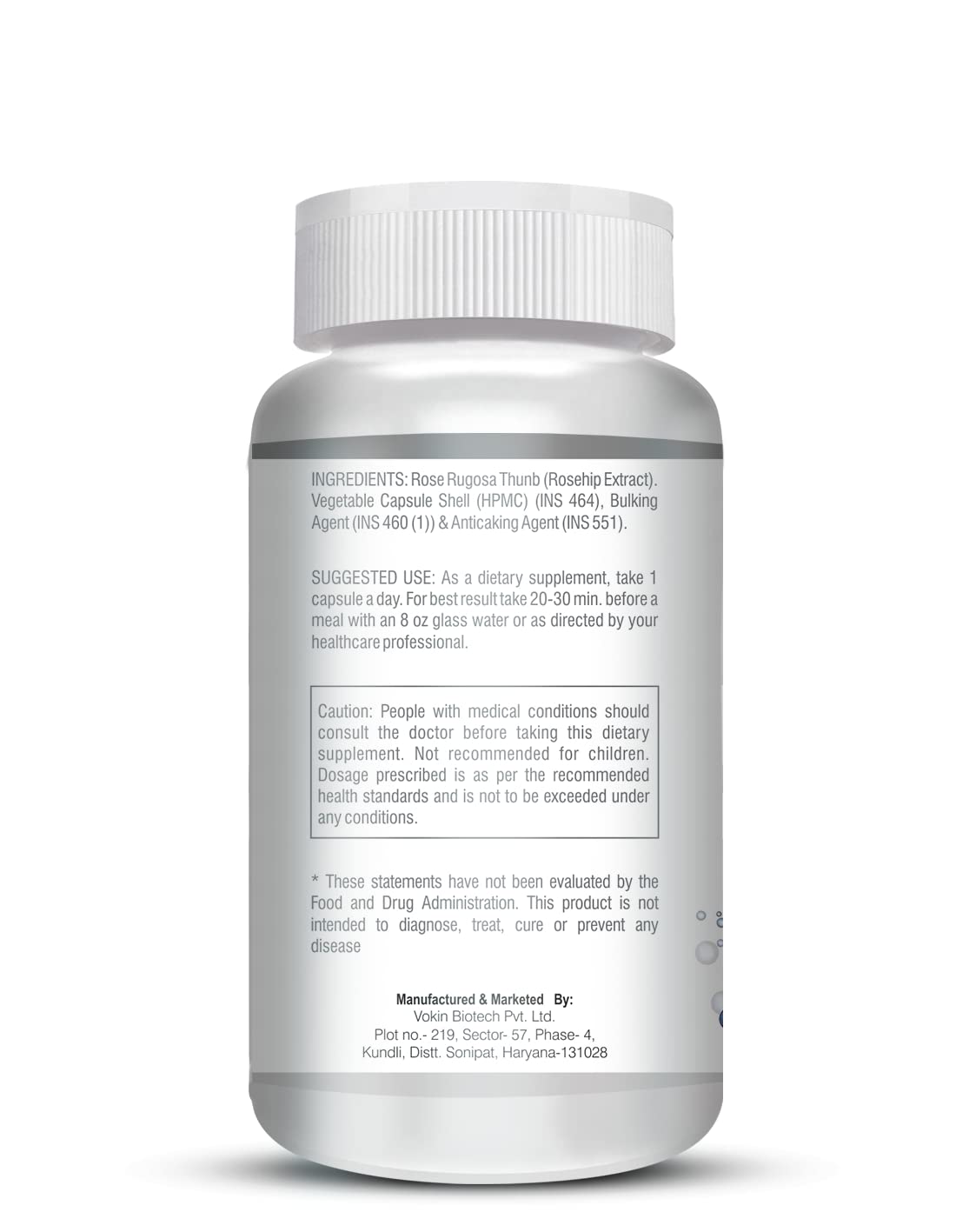 Vokin Biotech Rosehip Extract, 90 Capsules (500mg)- image 7