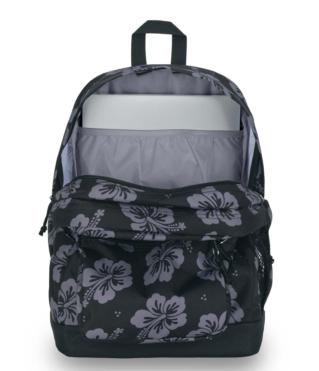 JanSport 5 Compartments Cool Student Backpack, Luau Life, One Size, Cool 15-Inch Laptop Backpack, Black, 34 Litres