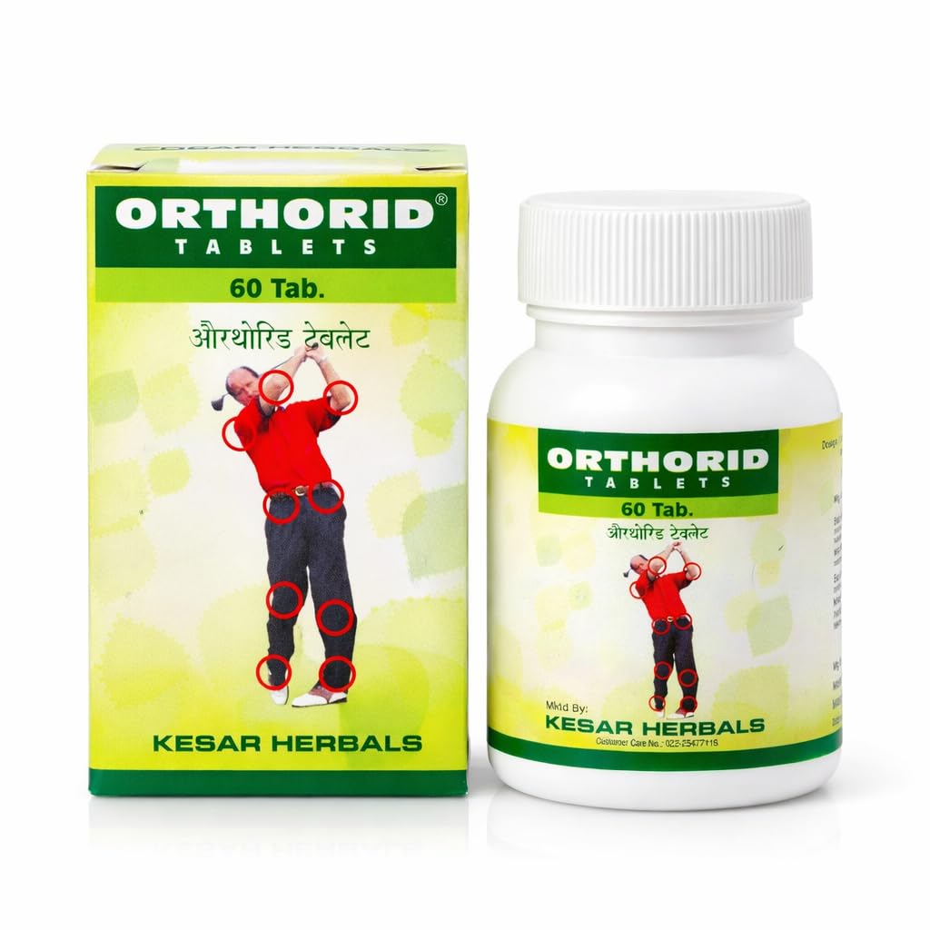 Alartis Pharma Orthorid Joint pain relief (60Tablets), Supports Bone & Cartilage Health, Reduces Inflammation & Stiffness, Promotes Flexibility & Mobility - joint support
