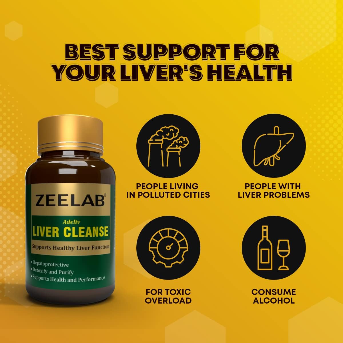 Zeelab Adeliv Liver Cleanse Capsules | Ayurvedic Medicine for Liver Det- image 9