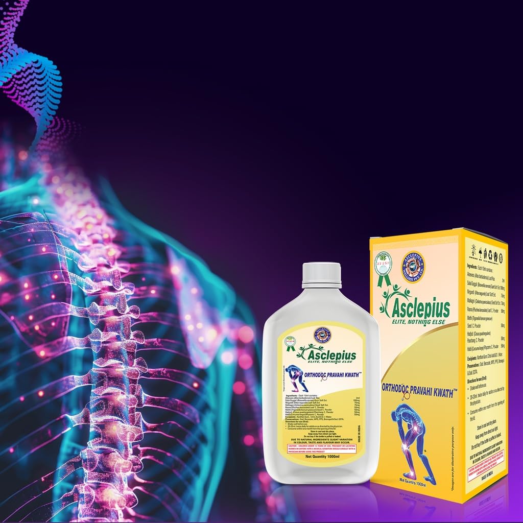 Kirti Health Care Orthodoc Pravahi Kwath Traditional Ayurvedic Liquid and Herbal Dietary Supplement for Daily Movement Support, 1000ml