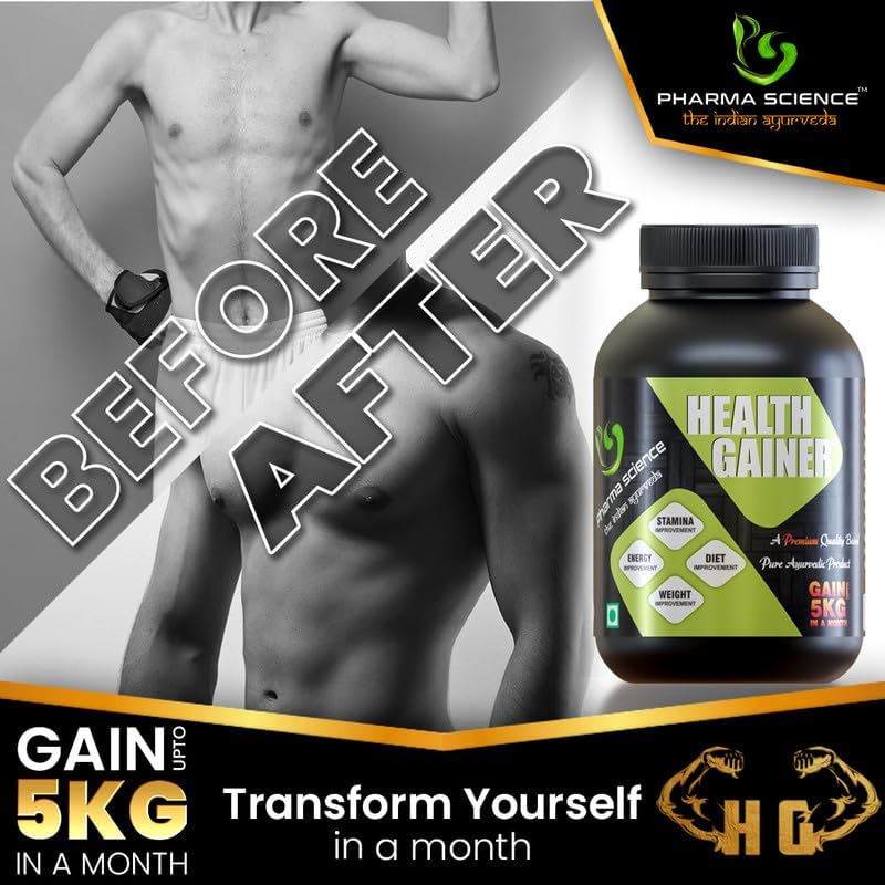 Pharma Science Ayurvedic Weight Gainer Supplement Powder for Men & Wome- image 9