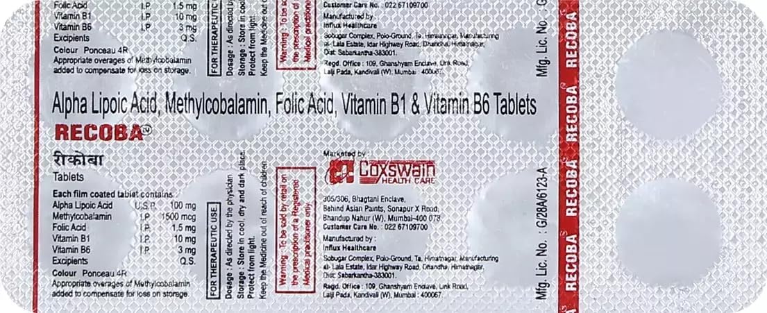 Recoba - Strip of 10 Capsules