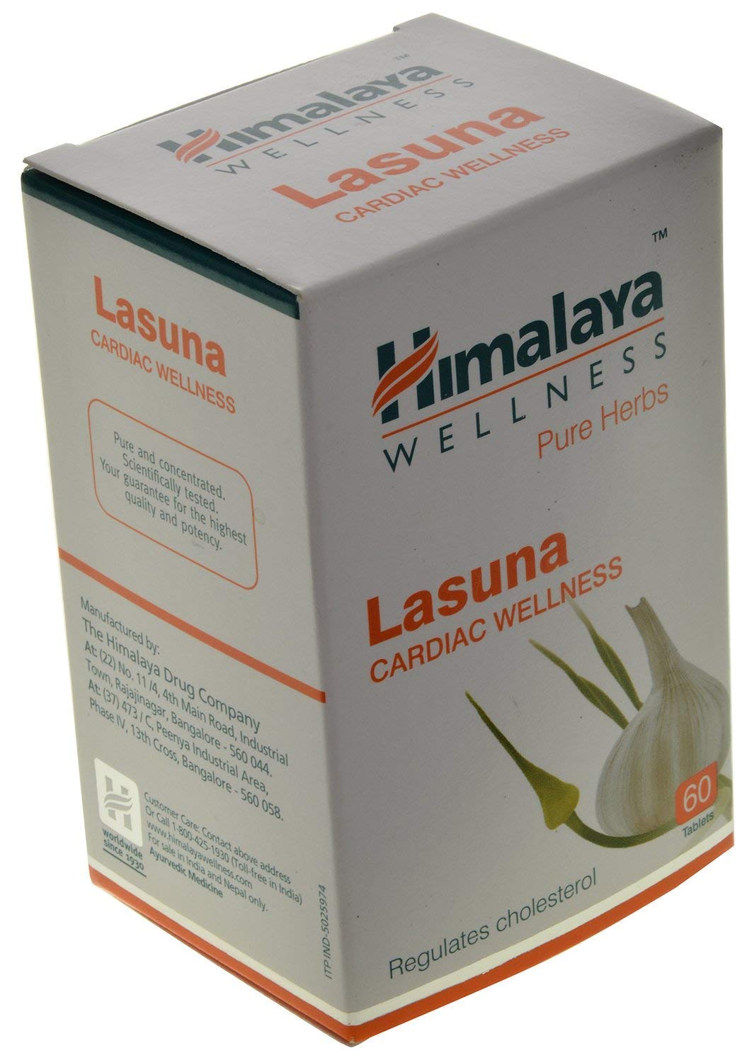 Himalaya Wellness Pure Herbs Lasuna Cardiac Wellness Tablets - 60 Table- image 6